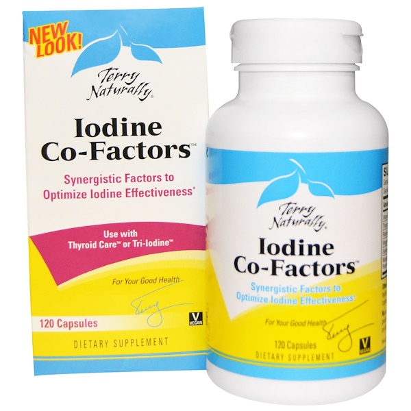EuroPharma, Terry Naturally, Iodine CoFactors, 120 Capsules iHerb