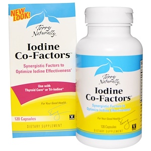 Отзывы о Terry Naturally, Iodine Co-Factors, 120 Capsules