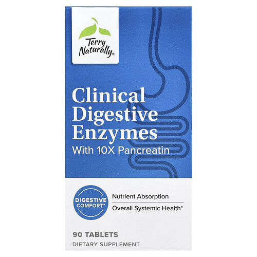 Terry Naturally, Clinical Digestive Enzymes , 90 Tablets