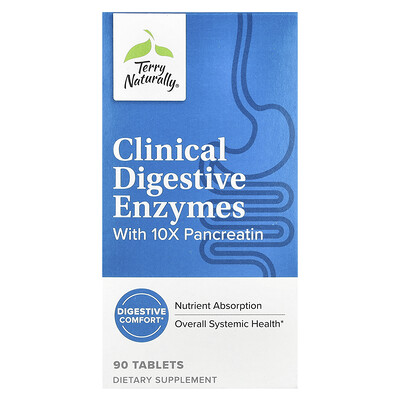 Product Image for Terry Naturally, Clinical Digestive Enzymes , 90 Tablets