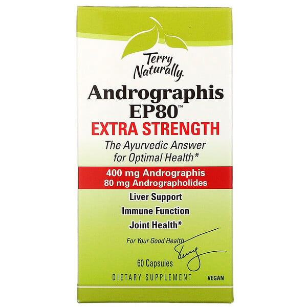 Andrographis EP80, Extra Strength, 60 Capsules