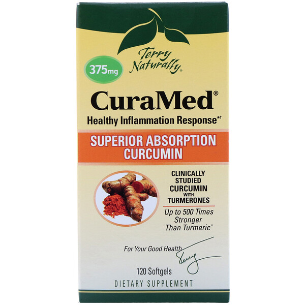 CuraMed, 375 mg, 120 Softgels