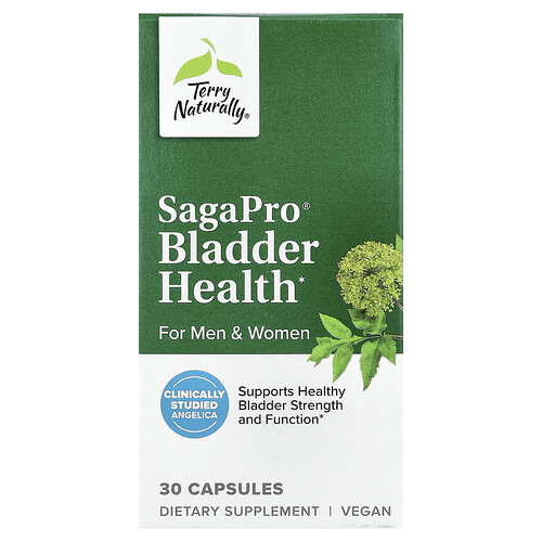 Terry Naturally SagaPro®, Bladder Health, For Men and Women, 30 Capsules (100 mg per Capsule)