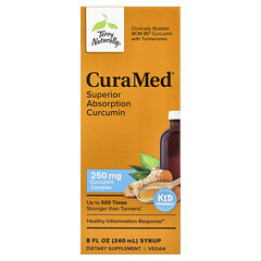 CuraMed®, сироп, куркумін із покращеним засвоєнням, 240 мл (8 рідк. унцій)