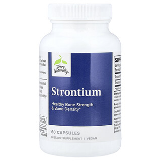 Terry Naturally, Strontium, 60 Capsules (340 mg per Capsule)