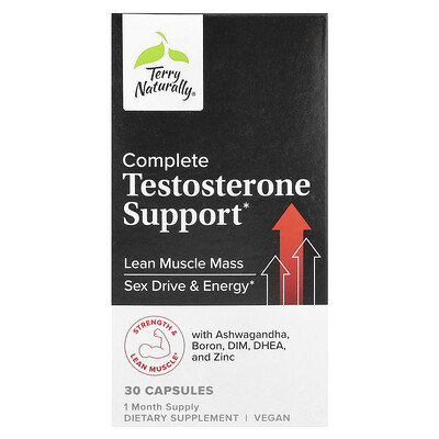Terry Naturally , Complete Testosterone Support, Capsules Size 30