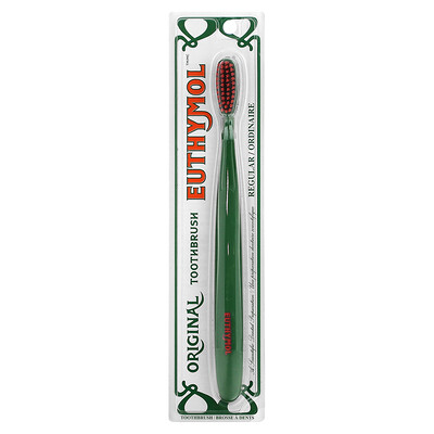 

Euthymol, Original Toothbrush, Regular, Soft, 1 Toothbrush