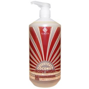 Everyday Coconut, Гель для тела, увлажняющий, нормальная/сухая кожа, чистый кокос, 32 жидк.унц. (950 мл)