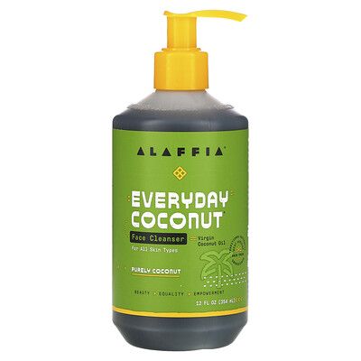 Alaffia Everyday Coconut, очищающее средство для лица, 354мл (12жидк.унций)