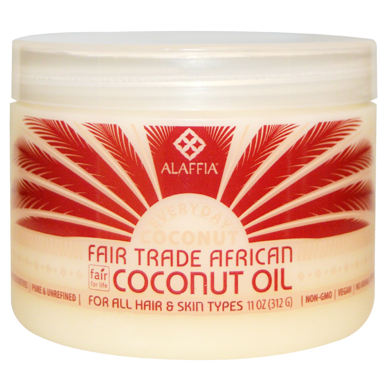 Everyday Coconut, Fair Trade African Coconut Oil, 11 oz (312 g) iHerb