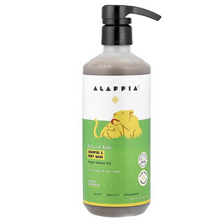 Alaffia, Βρεφικά &; Παιδιά, Σαμπουάν &; Αφρόλουτρο, Καρύδα Χαμομήλι, 16 fl oz (473 ml)