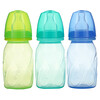 Evenflo Feeding, Vent+Twist PP Tint Bottles, Standard, 0+ Months, Slow, 3 Bottles, 4 oz (120 ml) Each