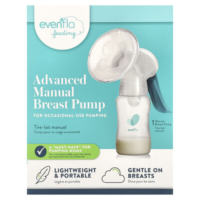 Product Image for Evenflo Feeding, Advanced Manual Breast Pump, 1 Manual Breast Pump