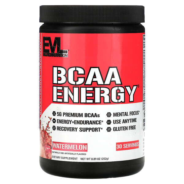 EVLution Nutrition, BCAA Energy，西瓜味，8.89 盎司（252 克）