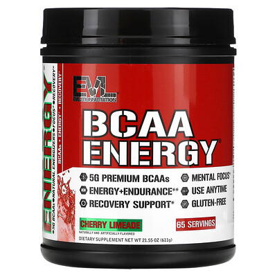 

EVLution Nutrition BCAA Energy Cherry Limeade 21.55 oz (611 g)