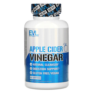 EVLution Nutrition, Apple Cider Vinegar, 60 Veggie Capsules