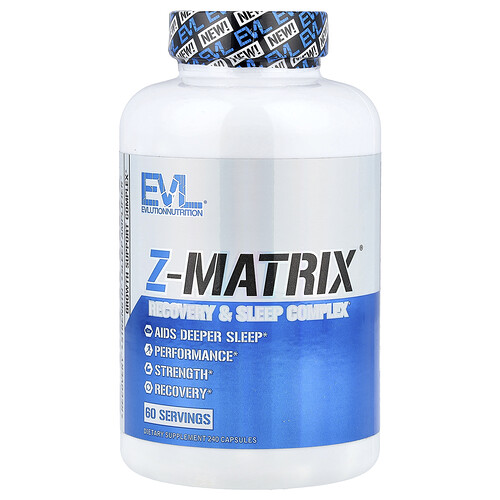 Evlution Nutrition Z-Matrix®, Recovery & Sleep Complex, 240 Capsules