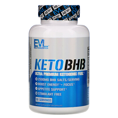 

EVLution Nutrition Keto BHB, 120 капсул