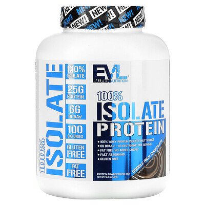 

EVLution Nutrition 100% Isolate Protein Double Rich Chocolate 5 lb (2.268 kg)