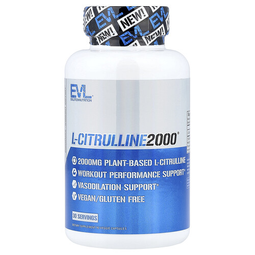 EVLution Nutrition, L-Citrulline2000®, 90 pflanzliche Kapseln (666 mg pro Kapsel)