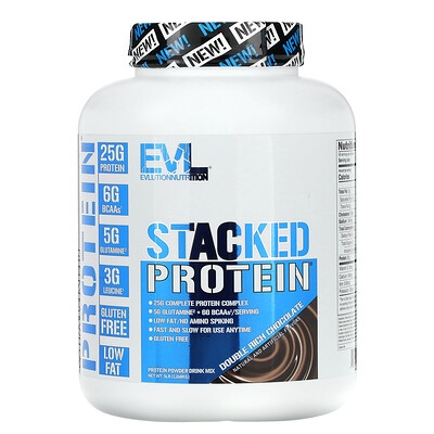 

EVLution Nutrition Stacked Protein шоколад двойного насыщения 2268 кг (5 фунтов)