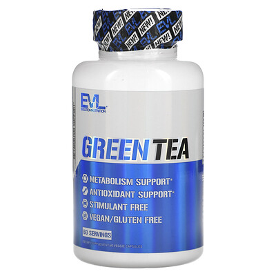 

EVLution Nutrition Green Tea 60 Veggie Capsules