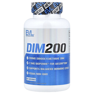 EVLution Nutrition, DIM200, 60 Veggie Capsules