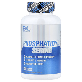 EVLution Nutrition, Phosphatidyl Serine, 60 Veggie Capsules (150 mg per Capsule)