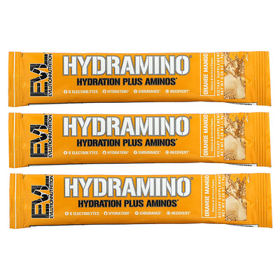 

EVLution Nutrition HydrAmino Orange Mango 3 Sticks 0.28 oz (7.9 g) each