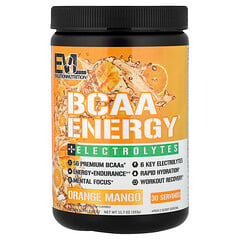 BCAA Energy з електролітами, апельсин і манго, 333 г