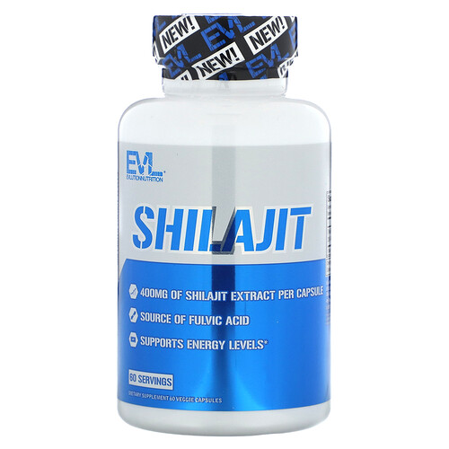 EVL ニュートリション EVLution Nutrition, シラジット、400mg、ベジカプセル60粒