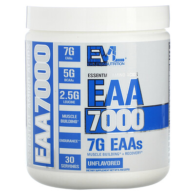 Product Image for EVLution Nutrition, EAA 7000, Unflavored, 8.4 oz (237 g)