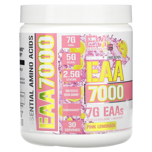 EVLution Nutrition, EAA 7000, Pinke Limonade, 309 g (10,9 oz.)