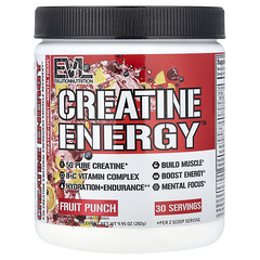 Creatine Energy™, фруктовий пунш, 282 г