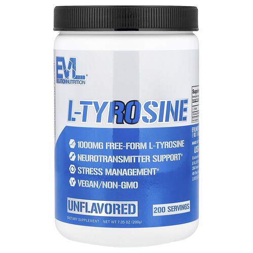 EVLution Nutrition, L-Tyrosin, ohne Geschmack, 200 g (7,05 oz)