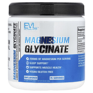 EVLution Nutrition, Magnesium Glycinate, Unflavored, 4.8 oz (135 g)