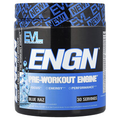 ENGN, Pre-Workout Engine, синя капсула, 312 г