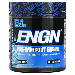 ENGN, Pre-Workout Engine, синя капсула, 312 г (11 унцій)