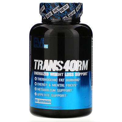 

Trans4orm, Energized Weight Loss Support, 120 Capsules