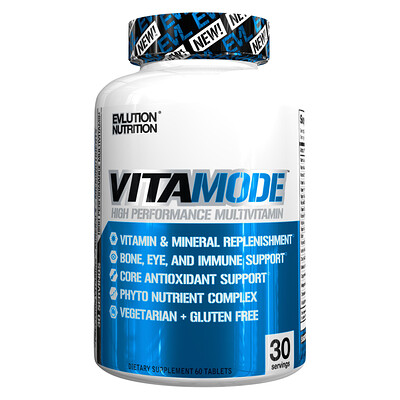

EVLution Nutrition VitaMode High Performance Multi Vitamin 60 Tablets