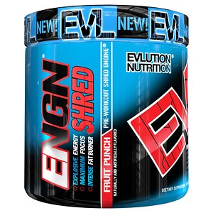 EVLution Nutrition, ENGN Shred, Fruit Punch Pre-Workout, Net Wt 8.1 oz (231 g)