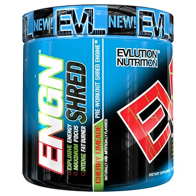 

ENGN Shred, Pre-Workout Shred Engine, Cherry Limeade, 8.1 oz (231 g)
