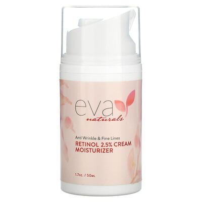 

Eva Naturals Retinol 2.5% Cream Moisturizer 1.7 oz (50 ml)