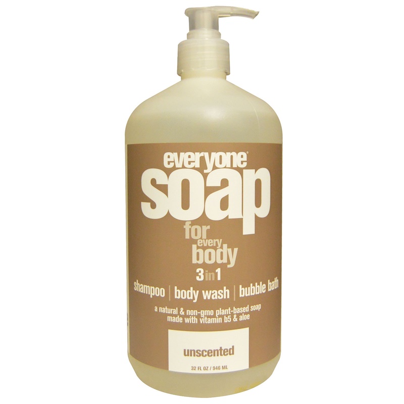 Everyone, Soap For Everybody 3 in 1, Unscented, 32 fl oz (946 ml) iHerb