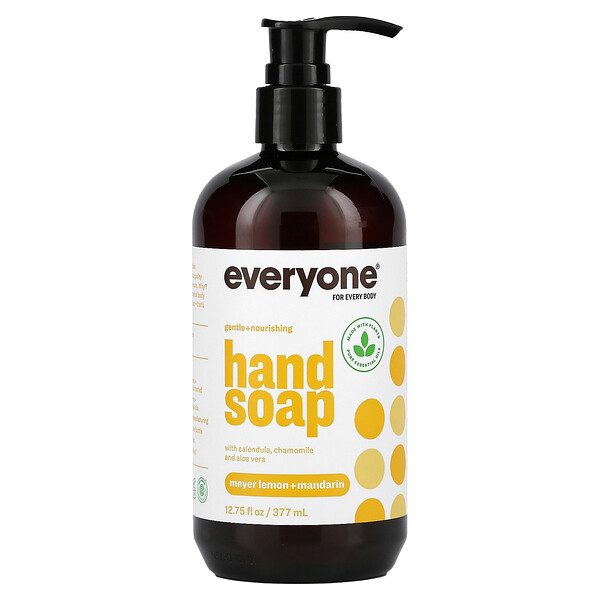 Everyone, Hand Soap, Meyer Lemon + Mandarin, 12.75 fl oz (377 ml)