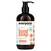 에브리원, Hand Soap, Apricot + Vanilla, 12.75 fl oz (377 ml)