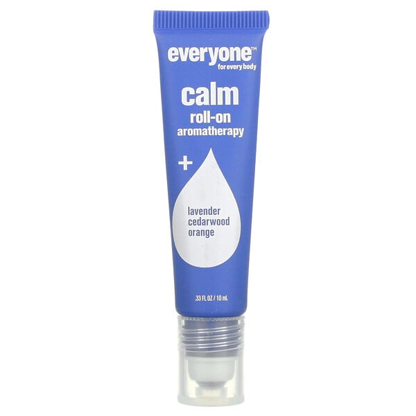 Everyone, Roll-On Aromatherapy, Calm, 0.33 fl oz (10 ml)