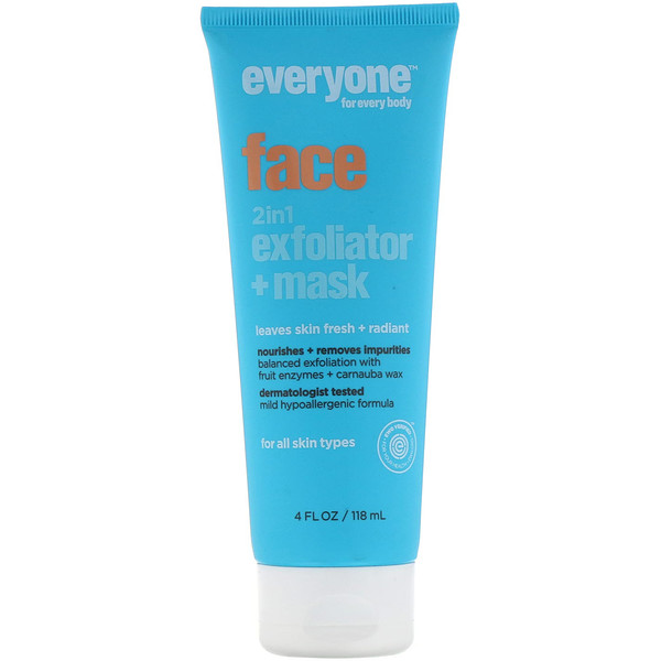 Everyone, Face, 2 in 1 Exfoliator + Mask, 4 fl oz (118 ml) iHerb