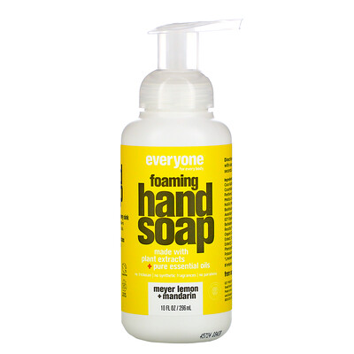 

Everyone Foaming Hand Soap, Meyer Lemon + Mandarin, 10 fl oz (296 ml)