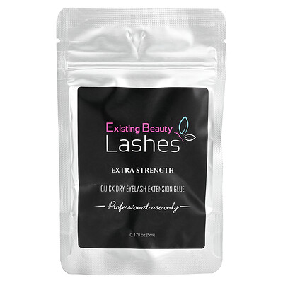 

Existing Beauty Lashes Quick Dry Eyelash Extention Glue Extra Strength 0.17 fl oz (5 ml)